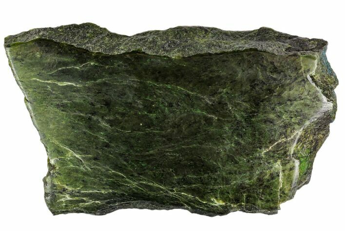 Polished Canadian Jade (Nephrite) Slab - British Colombia #112747